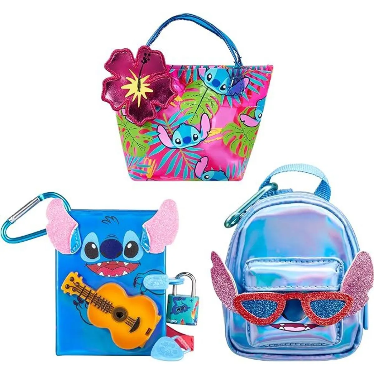 Real Littles Lilo & Stitch- Set diario y 2 mochilas